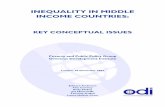 INEQUALITY IN MIDDLE INCOME COUNTRIES ... Edward Anderson Tim Conway Andy McKay Joy Moncrieffe Tammie