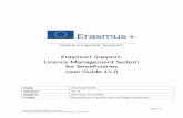 Erasmus+ Support: Licence Management System for ...jaunatne.gov.lv/sites/default/files/web/Erasmus... · Erasmus+ Online Linguistic Support Licence Management System for Beneficiaries