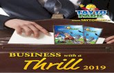 BUSINESS Thrill - Tayto Park · in The Argentina Grill. We will definitely make it an annual event’. Leo Cullen Head Coach Leinster Rugby. We went with Tayto Park as it offered