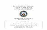 DEPARTMENT OF THE NAVY FISCAL YEAR (FY) 2018 …Department of Defense . FY 2018 President's Budget Amendment . Exhibit O-1 FY 2018 President's Budget Amendment . Total Obligational