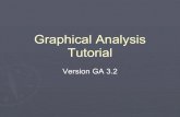 Graphical Analysis Tutorial · Graphical Analysis Tutorial Version GA 3.2. Entering Data Enter your independent (x) data and dependent (y) data into the columns shown By double-clicking