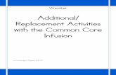 Additional/ Replacement Activities with the Common Core ... · Table of Contents Replacement/Extension Activity for Learning Experience 1 2 Extension Activity for Learning Experience