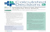 Calculated Decisions - EB Medicine Decisions... · Use in patients with chest pain or other anginal symptoms requiring evaluation for possible ACS, who may potentially be at low risk
