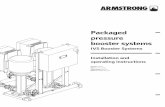 Packaged pressure booster systems - AQS Industrial · 2018-07-17 · Main setup screen 15 Booster type (level 2 only) 16 System setup 16. ... as measured by the suction pressure transmitter