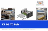 K1 DS TC belt - mfgsup.com · K1 DS TC Belt. Laminator workflow Applications Notes Off.Mecc. IMESA srl, Viale Industria 106-108, Gambolò –PV Tel +39(0)381.93.07.08 sales@imesasrl.it