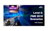 Level 2: FME 2019 Scenarios - Excellence Center for FME · Explore FME 2019 and help the FME Lizard FME 2019 Highlights AGENDA Help the FME Lizard find a new office! Mission 1: Find