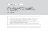 NEW LITERACIES IN THE CLASSROOM: FORGING …NEW LITERACIES IN THE CLASSROOM 161 tablet computers in school (Johnson et al., 2013). Whilst there are some concerns about tablet devices