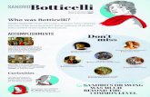 Who was Botticelli? - Visit Tuscany · Sandro Botticelli (born Alessandro Mariana Vanni Filipepi) was one of the most important Italian painters of all time and a symbol of the Italian
