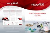 REDWAVE QUALITY MANAGEMENT SYSTEM (QMS) · 2019-06-26 · For analysing the samples run through a REDWAVE SAS (Sample Analysing System). The individual sorting steps are per-manently