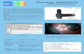 Microscope Adapter(MAI) - Thin Film · Microscope adapter (MAI), combined with MProbe sys-tem, adds thin-film measurement capability to, practically, every microscope with a camera