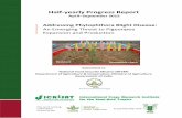 Half-yearly Progress Report - National Food Security Missionnfsm.gov.in/Project/ICRISAT/2015-16/NFSM-Pigeonpea... · The detailed report of survey is provided in Annexure 2. RAKCA