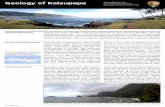 Geology of Kalaupapa - National Park Service · 2017-10-29 · Geology of Kalaupapa National Park Service U. S. Department of Interior Kalaupapa National Historical Park Jutting out