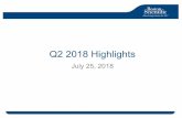 Q2 2018 Highlights - Investor Relations – Boston Scientific/media/Files/B/Boston... · investor section of our website at and our Quarterly Report on Form 10-Q for the quarter ended