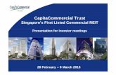 CCT Presentation for investor Meetings in Tokyo and USA 27 Feb 13€¦ · CapitaCommercial Trust Corporat e Presentation *March 2013* Average annual demand from 2010 to 2012 was 1.6