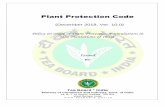 Plant Protection Code - Tea Board of India · Tea Research Institutes in India shall recommend only such Plant Protection Formulations (PPFs) - that have been cleared and registered