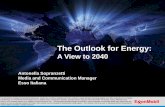 The Outlook for Energy - snam.it · The Outlook for Energy: A View to 2040 This presentation includes forward-looking statements. Actual future conditions (including economic conditions,
