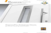 ThermoPro Entrance Doors - Garage door · ThermoPro entrance doors will convince you with their contemporary design: A beautifully shaped, solid steel door leaf on the interior and
