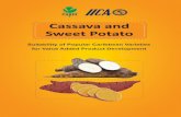 Cassava and Sweet Potatorepiica.iica.int/docs/b3819e/b3819e.pdf · utilisation of traditional root and tuber crops such as cassava and sweet potato. Moreover these commodities have