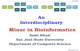 An Interdisciplinary .pdf · 2018-08-22 · •Interdisciplinary, cohort-based, and programming-intensive Minor in Bioinformatics (MB). •The Minor in Bioinformatics is: – a step