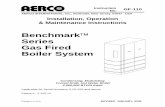 AERCO INTERNATIONAL, Inc., Northvale, New Jersey, 07647 USA … · 2015-10-17 · GF-110 - THE AERCO BENCHMARK 2.0 GAS FIRED BOILER Operating & Maintenance Instructions FOREWORD A