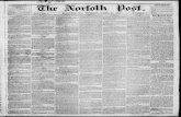 Norfolk Post (Norfolk, Va.) 1865-06-27 [p ] · THE NORFOL? POST I* Published EVERY MORNING (Sunday.-sExcepted)at No. 18RoanokeKquakk, NORFOLK, Va., and soldto Dealers and News Boys