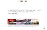 PUSLINCH FIRE & RESCUE SRVICES · 2018-11-29 · Puslinch Fire and Rescue Service recruits are involved with one of the longest and most extensive recruit training programs in the