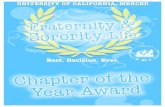 Chapter of the Year Award Spring 2016...Timeline Timeline for 2016: • The program will review Chapter performance from the 2015 calendar year: Jan 1, 2015 – Dec 31, 2015. • Submission