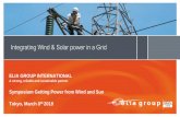 Integrating Wind & Solar power in a Grid€¦ · The Elia Group is expanding its international activities through Elia Grid International. 50Hertz at a glance. ... Company information.