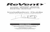 ReVent RVS product manual · 2019-04-01 · 0.7 Sone, 1.3 Sone 12 5/ 8” x 12 5/ 8” in ( 32.1 x 32.1 cm ) 9 3/ 4” in ( 24.8 cm ) 9 1/ 2” in ( 24.1 cm ) 6 3/ 8” in ( 16.2