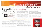 Summary 1 L.MINARIK EADM 834 2009 Einstein-Roosevelt 1 ......In Leading Minds: An Anatomy of Leader-ship, Howard Gardner has examined leader-ship through a cognitive lens and offered