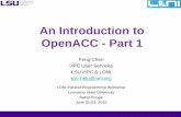 An Introduction to OpenACC - High Performance Computing...NVIDIA unveiled CUDA in 2006, the world's first solution for general-computing on GPUs. CUDA (Compute Unified Device Architecture)