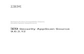 IBM Security AppScan Source 9.0.3 · IBM Security AppScan Source 9.0.3.12 Detailed System Requirements Report data as of 2019-08-05 03:04:26 EDT 2 Included in this report This report