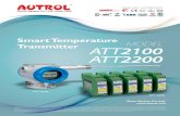 Smart Temperature Transmitter MODEL ATT 2100 ATT 2200 · KOSHA, KTL,ATEX,FM, GOST(ATT 2100) » Marine Certificate : ABS, LR, DNV, BV Function ADC Sensor Part 4~20mA HART Protocol