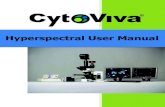 Hyperspectral User Manual - CytoVivaof the data. When the HSI data does not contain intensities at a default wavelengths, other image bands can be selected to represent one of the