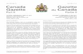 11 Canada Gazette du Canadagazette.gc.ca/rp-pr/p2/2017/2017-05-31/pdf/g2-15111.pdf · présentes au Canada, sont très sensibles à l’infection41 . Il n’y a, à ce jour, aucun