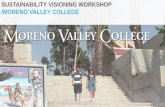 SUSTAINABILITY VISIONING WORKSHOP /MORENO VALLEY …mvc.edu/files/cmp/cmp-sustainability-workshop.pdf · 2013-10-21 · SUSTAINABILITY VISIONING WORKSHOP /AGENDA. PART 1: SUSTAINABILITY