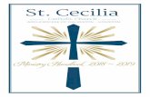 St. Cecilia Catholic Church Ministry Handbook · events for adults such as speakers, the parish mission, and Scripture studies. Contact: Kimberly Newcomb| Ext: 125| knewcomb@saintcecilia.org