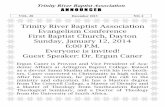 Trinity River Baptist Association Evangelism Conference ...r.b5z.net/i/u/10229706/f/Newsplash_2013-12_single_pages.pdf · The staff at Trinity River Baptist Association wishes you
