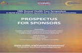 PROSPECTUS FOR SPONSORSPROSPECTUS FOR SPONSORS Hosted by: Coalition of Orange County Community Health Centers Community Clinic Association of Los Angeles County Health Center Partners