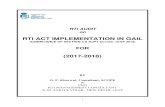 RTI ACT IMPLEMENTATION IN GAIL AUDIT REPORT 2017-18.pdf13.0 TRAINING OM 24-06-2008 12 14.0 UPDATE OF INFORMATION ON WEB 12 15.0 UPDATE OF RTI REPLIES ON WEB 12 16.0 AVAILIBILITY OF