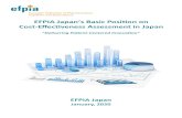 EFPIA Japan s asic Position on ost Effectiveness ...efpia.jp/link/EFPIA-J_HTA_Viewpoint_2020Jan_vf_EN.pdf · nomics. Since the official introduction of the new system, European pharmaceutical