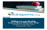 EdReports.org Quality Instructional Materials Tool...Gateway 1 High-quality texts are the central focus of lessons, are at the appropriate grade level text complexity, and are accompanied