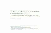 2019 Lorain County Coordinated Transportation Plan · challenge for developing a sustainably funded Countywide transportation system.1 Map 2: Major trip generators in the geographic