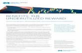 BENEFITS: THE UNDERUTILIZED REWARD · differentiate yourself against competitors/peers, have the necessary information to communicate to employees the value of your benefits, and