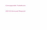 Crnogorski Telekom 2018 Annual Report on...آ  of fixed and mobile telecommunication services (voice,