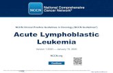 NCCN Clinical ractice Guidelines in Oncology (NCCN ......Updates in Version 1.2020 of the NCCN Guidelines for Acute Lymphoblastic Leukemia from Version 2.2019 include: Printed by Maria