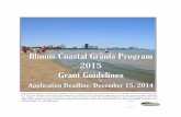 2015 Illinois Coastal Grant Guidelines102914...2015 Grant Guidelines Funding Opportunity: Illinois Coastal Grants Program Announcement Type: Initial Announcement Federal Agency Name: