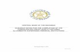 CENTRAL BANK OF THE BAHAMAS GUIDANCE NOTES FOR THE ... · 6/26/2019  · 1 | p a g e central bank of the bahamas guidance notes for the completion of the consolidated credit quality