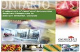Ontario East Economic Development Commission Food Directory 2018.pdf · arey idtnes Business Development Officer Kingston Economic Development Corporation 613.544.2725 ext. 7232 bidtnes@kingstoncanada.com