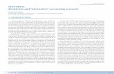 ISSN 1808-057X DOI: 10.1590/1808-057x201790190 EDITORIAL ... · in accounting research results in serious problems in terms of developing knowledge and innovation in the area, impeding